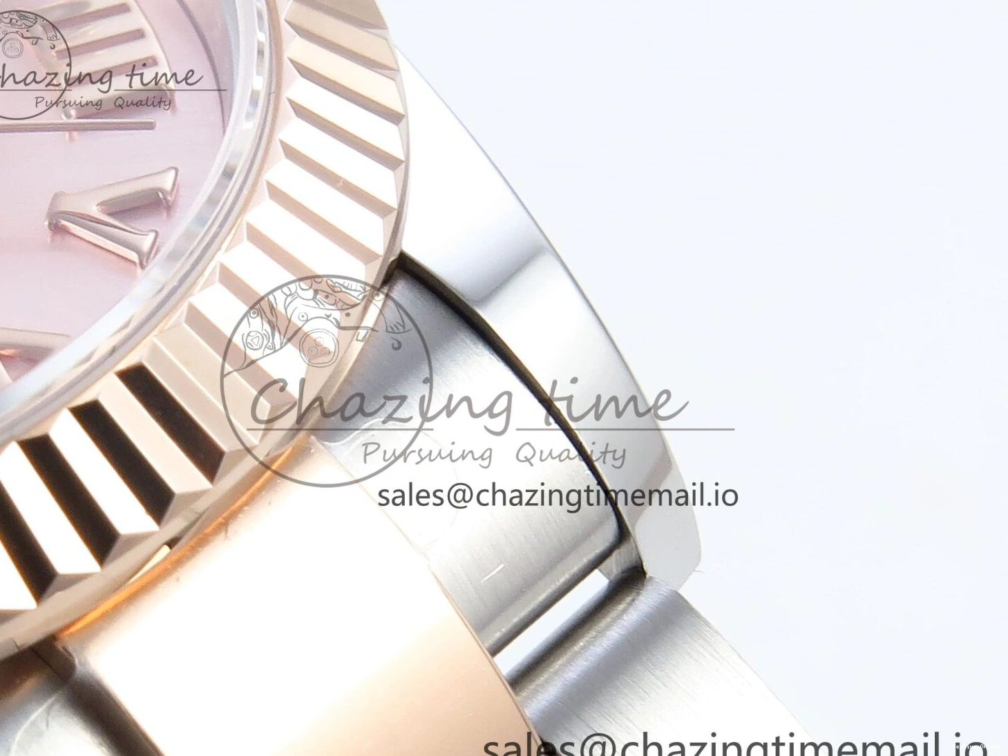 0117 Packable DateJust 31 278271 ARF 1:1 Best Edition 904L Steel RG Roman Dial on SS RG Oyster Bracelet ETA 524
